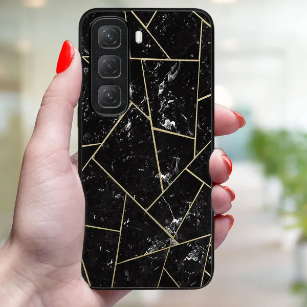 MY ART Ochranný kryt pre Infinix Hot 50 POLYGONAL (150)