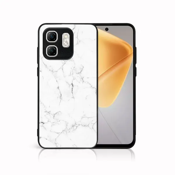 MY ART Ochranný kryt pre Infinix Hot 50i WHITE MARBLE (144)