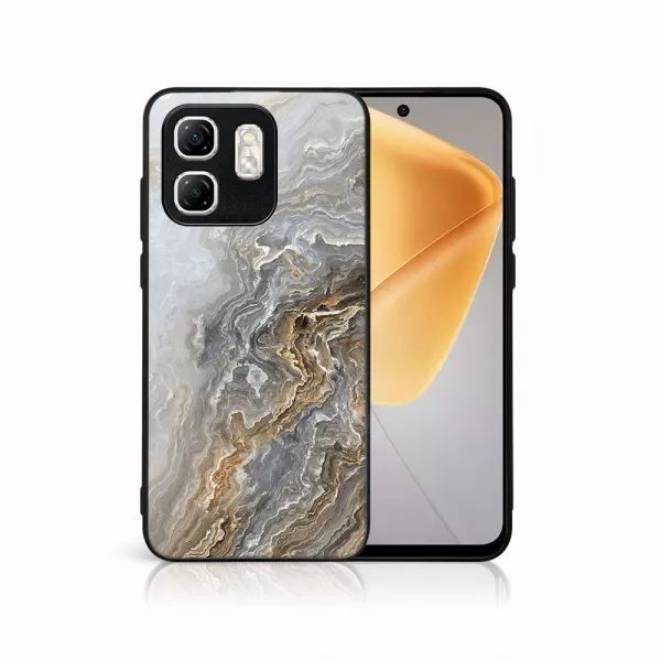 MY ART Ochranný kryt pre Infinix Hot 50i BEIGE (151)