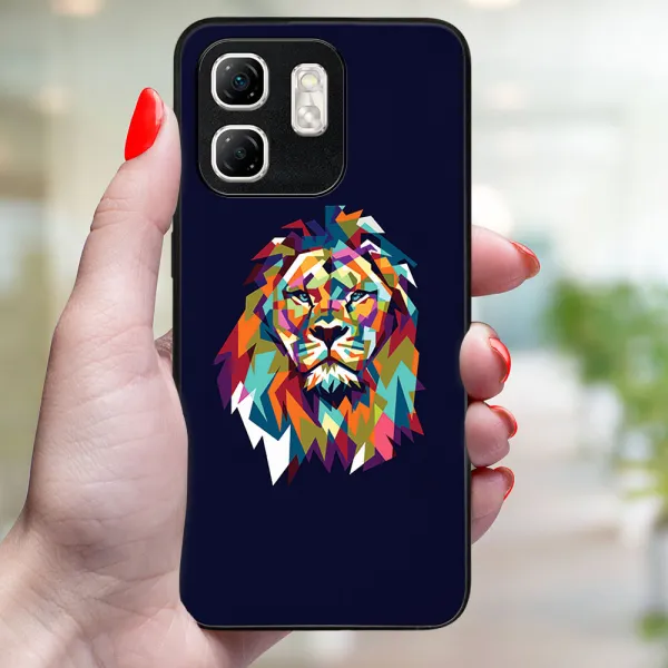 MY ART Ochranný kryt pre Infinix Hot 50i LION (246)