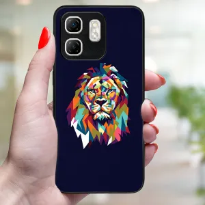 MY ART Ochranný kryt pre Infinix Hot 50i LION (246)