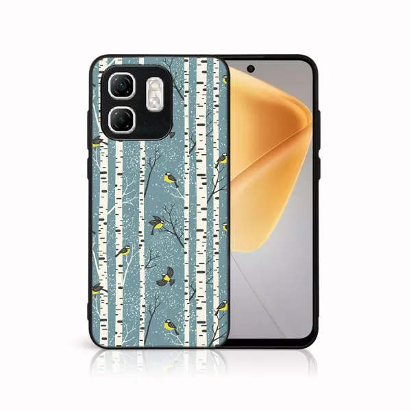 MY ART Kryt s vianočným dizajnom Infinix Hot 50i BIRCH (072)