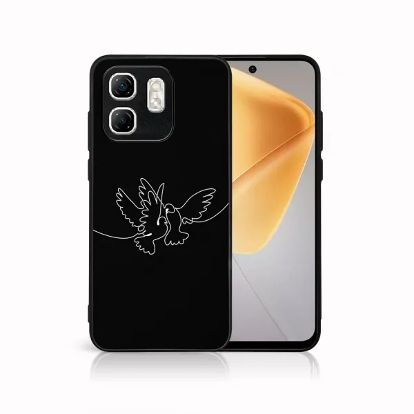 MY ART Ochranný kryt pre Infinix Hot 50i WHITE DOVE (195)
