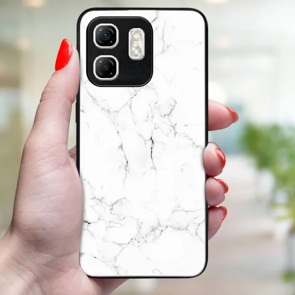 MY ART Ochranný kryt pre Infinix Hot 50i WHITE MARBLE (144)