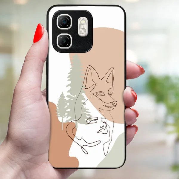 MY ART Ochranný kryt pre Infinix Hot 50i FOX (191)