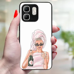 MY ART Ochranný kryt pre Infinix Hot 50i CHAMPAGNE (134)