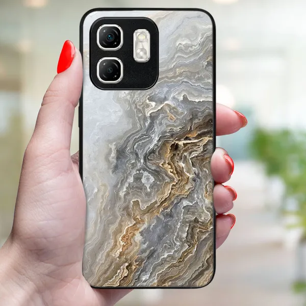 MY ART Ochranný kryt pre Infinix Hot 50i BEIGE (151)