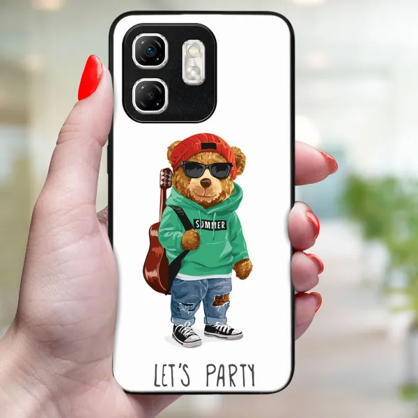 MY ART Ochranný kryt pre Infinix Hot 50i BEAR (177)