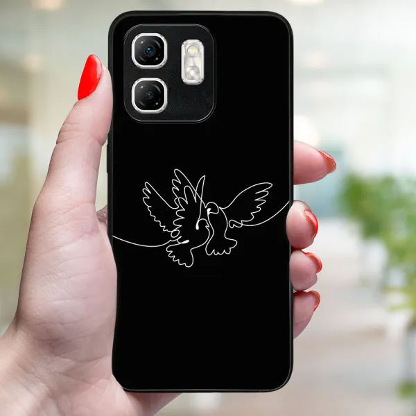 MY ART Ochranný kryt pre Infinix Hot 50i WHITE DOVE (195)