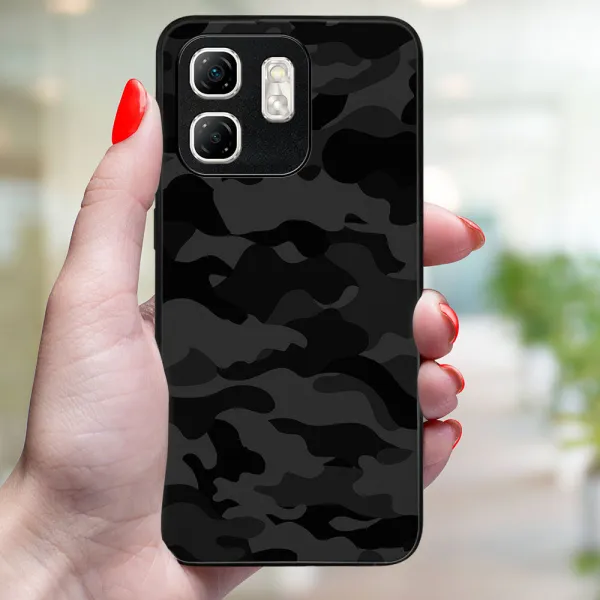 MY ART Ochranný kryt pre Infinix Hot 50i BLACK CAMO (234)