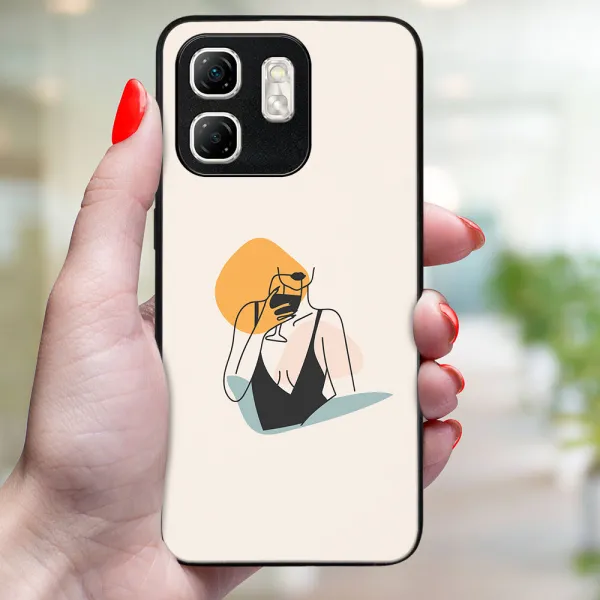 MY ART Ochranný kryt pre Infinix Hot 50i WOMAN (197)