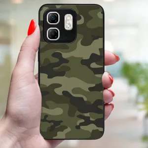 MY ART Ochranný kryt pre Infinix Hot 50i GREEN CAMO (235)