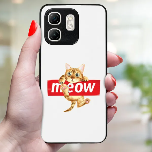 MY ART Ochranný kryt pre Infinix Hot 50i MEOW (183)