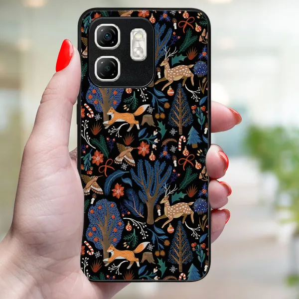 MY ART Kryt s vianočným dizajnom Infinix Hot 50i WINTER (071)