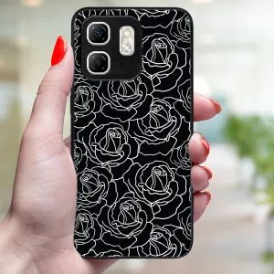 MY ART Ochranný kryt pre Infinix Hot 50i ROSES (172)