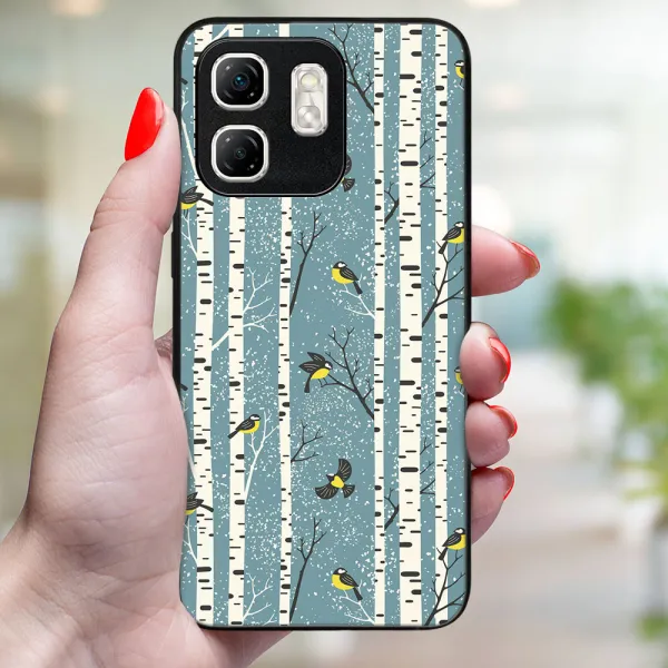 MY ART Kryt s vianočným dizajnom Infinix Hot 50i BIRCH (072)