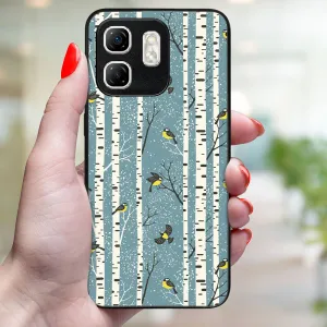 MY ART Kryt s vianočným dizajnom Infinix Hot 50i BIRCH (072)