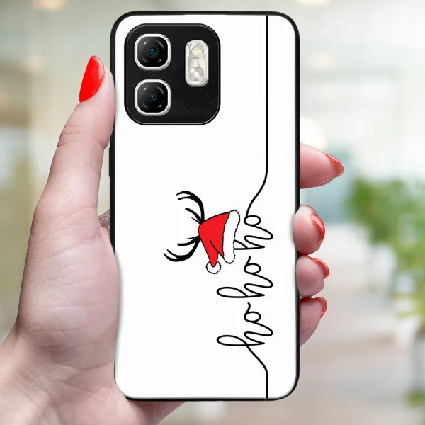 MY ART Kryt s vianočným dizajnom Infinix Hot 50i HOHOHO (073)