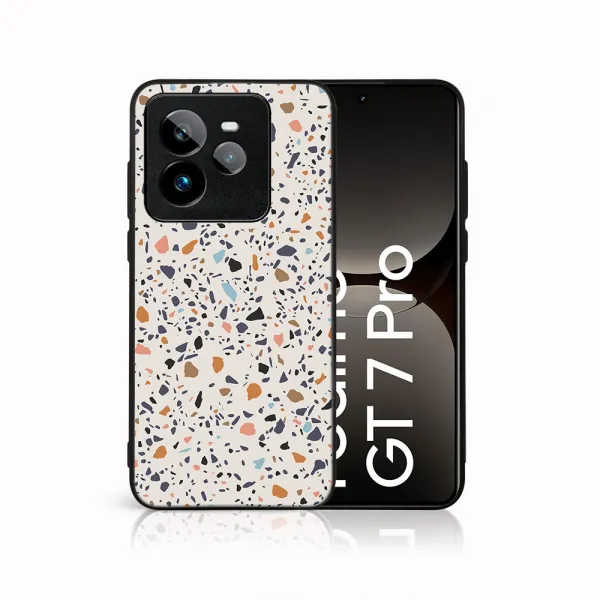 MY ART Ochranný kryt pre Realme GT 7 Pro 5G BEIGE TERRAZZO (162)