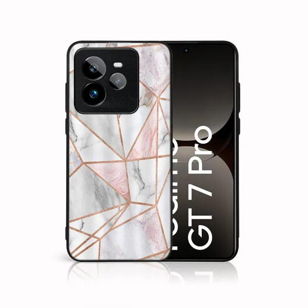 MY ART Ochranný kryt pre Realme GT 7 Pro 5G PINK MARBLE (143)