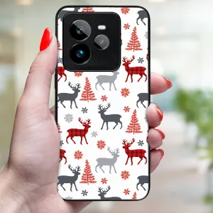 MY ART Kryt s vianočným dizajnom Realme GT 7 Pro 5G DEER (068)