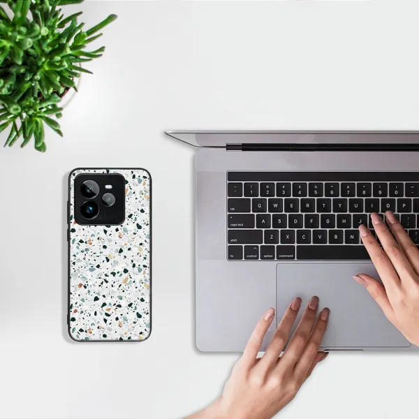 MY ART Ochranný kryt pre Realme GT 7 Pro 5G GREY TERRAZZO (163)