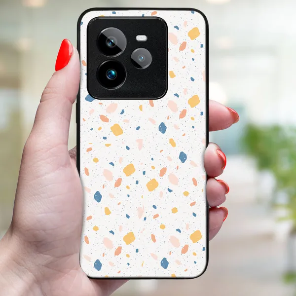MY ART Ochranný kryt pre Realme GT 7 Pro 5G ORANGE TERRAZZO (165)