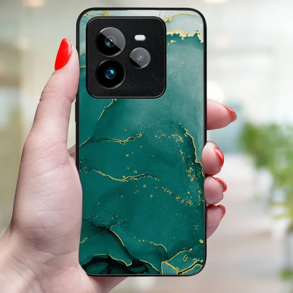 MY ART Ochranný kryt pre Realme GT 7 Pro 5G GREEN MARBLE (145)