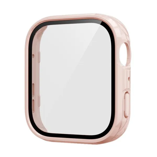 PC FULL COVER Plastový kryt so sklom pre Huawei Watch Fit 4 ružový