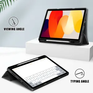 CRYSTAL Zaklápacie puzdro Xiaomi Redmi Pad SE čierny