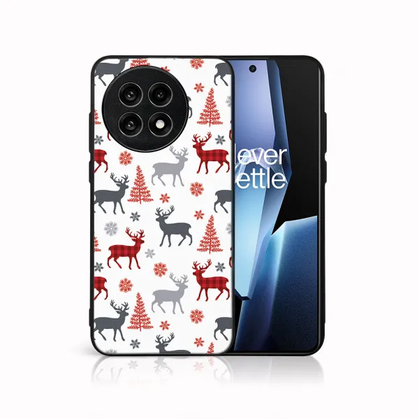 MY ART Kryt s vianočným dizajnom OnePlus 13R 5G DEER (068)