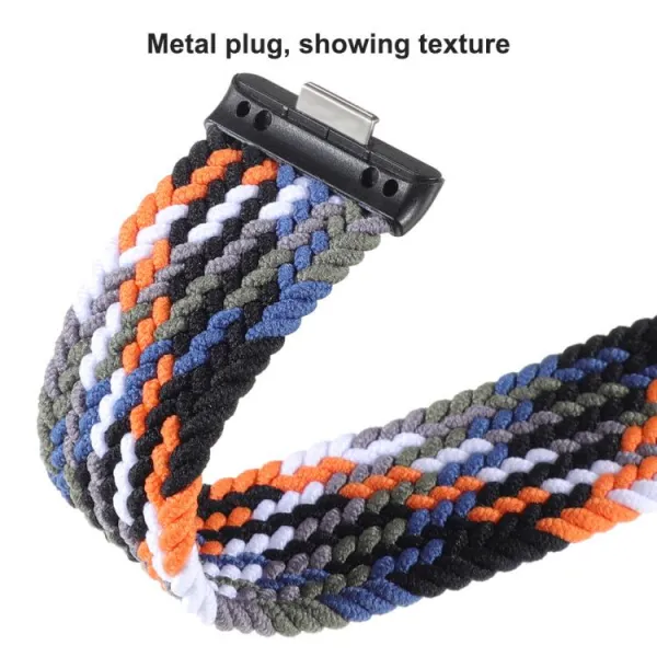 BRAIDED Nylonový remienok pre Huawei Watch Fit 4 / Fit 4 Pro / Fit 5 / Fit 5 Pro STARLIGHT
