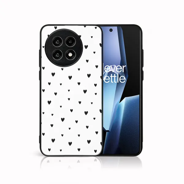 MY ART Ochranný kryt pre OnePlus 13R 5G BLACK HEARTS (167)