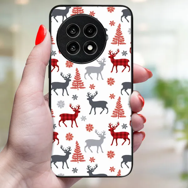 MY ART Kryt s vianočným dizajnom OnePlus 13R 5G DEER (068)