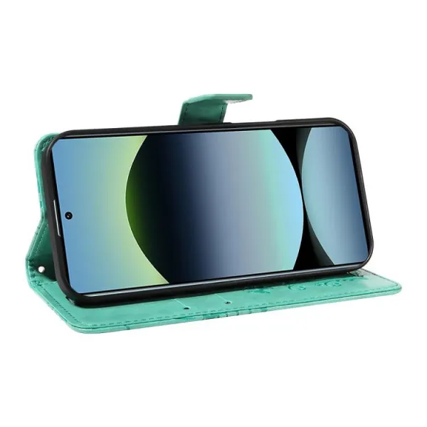 ART BUTTERFLY Peňaženkový obal pre Xiaomi Redmi Note 14S zelený