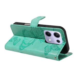 ART BUTTERFLY Peňaženkový obal pre Xiaomi Redmi Note 14S zelený