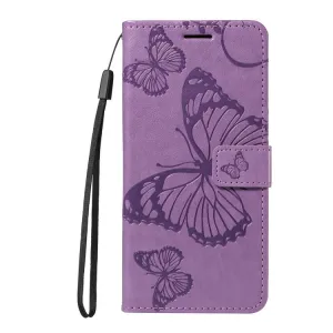 ART BUTTERFLY Peňaženkový obal pre Xiaomi Redmi Note 14S fialový