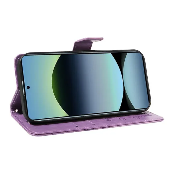 ART BUTTERFLY Peňaženkový obal pre Xiaomi Redmi Note 14S fialový