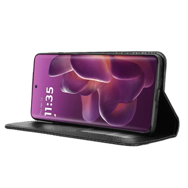 BUSINESS Peňaženkový kryt pre Motorola Edge 60 Pro čierny