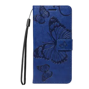 ART BUTTERFLY Peňaženkový obal pre Xiaomi Redmi Note 14S modrý