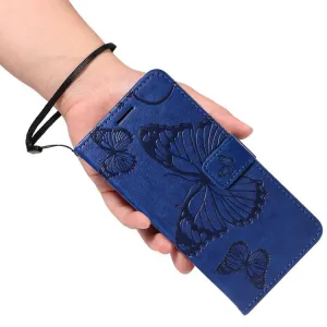 ART BUTTERFLY Peňaženkový obal pre Xiaomi Redmi Note 14S modrý