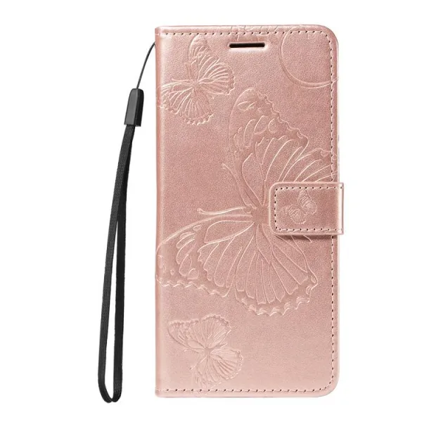 ART BUTTERFLY Peňaženkový obal pre Xiaomi Redmi Note 14S ružový