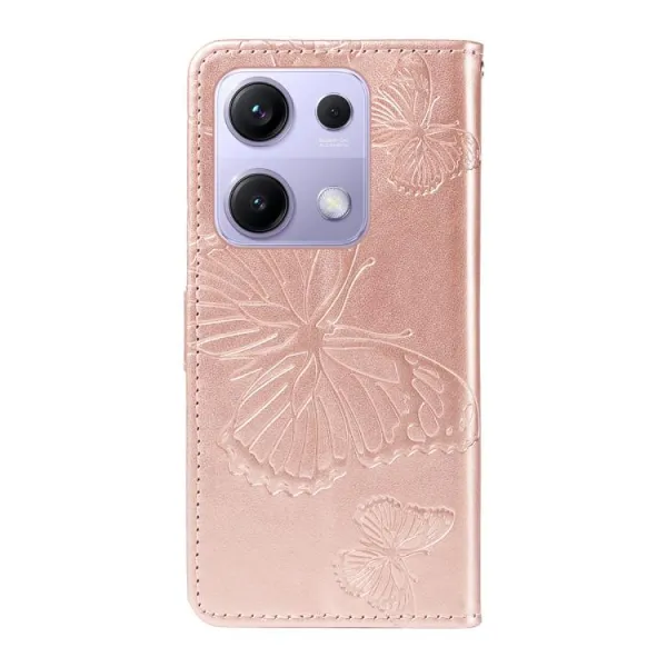 ART BUTTERFLY Peňaženkový obal pre Xiaomi Redmi Note 14S ružový