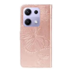 ART BUTTERFLY Peňaženkový obal pre Xiaomi Redmi Note 14S ružový
