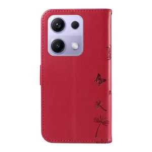 ART DANDELION Peňaženkové puzdro pre Xiaomi Redmi Note 14S červené
