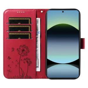 ART DANDELION Peňaženkové puzdro pre Xiaomi Redmi Note 14S červené