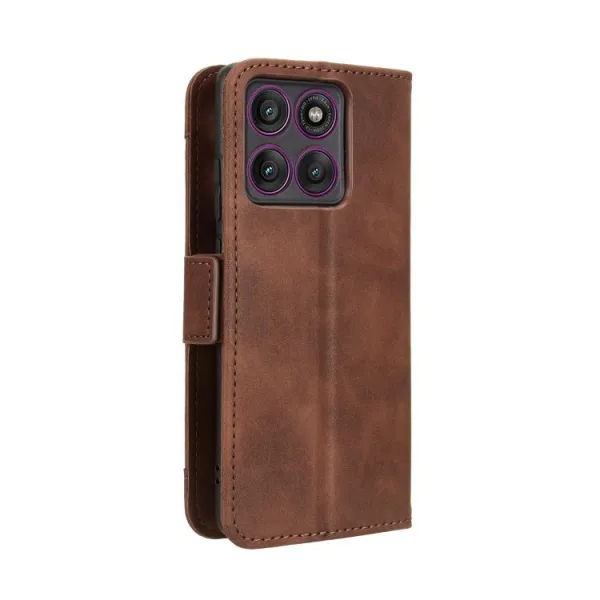 SLOT Peňaženkový obal pre Motorola Edge 60 Pro hnedý