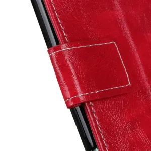 RETRO Peňaženkový obal OnePlus 15 červený