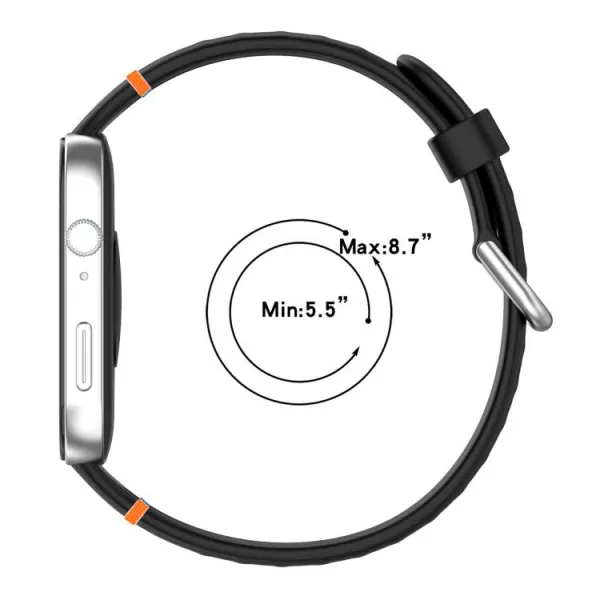 WAVY Silikónový remienok pre Huawei Watch Fit 4 / Fit 4 Pro / Fit 5 / Fit 5 Pro IVORY WHITE