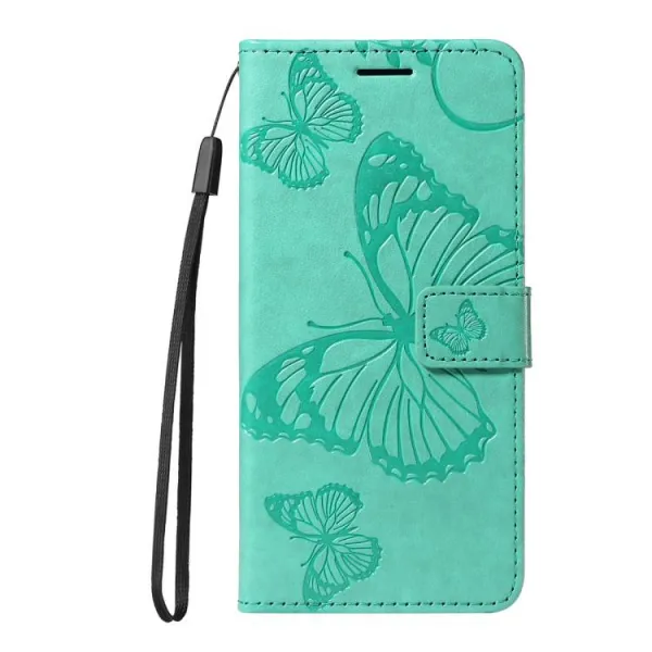 ART BUTTERFLY Peňaženkový obal pre Xiaomi Redmi Note 14S zelený